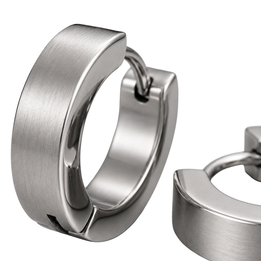 Premium Stainless Steel Hoop Earrings | Jhil Sttean