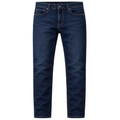 Premium Straight Fit Denim Jeans – Dark Indigo | Jhil Sttean
